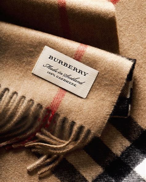 are all burberry scarves made in scotland